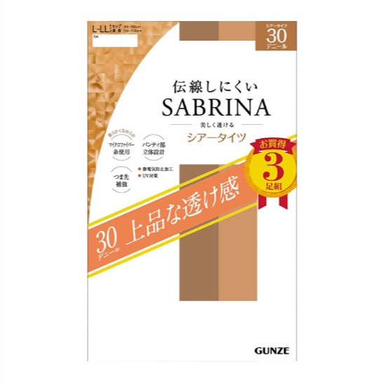 ถุงน่อง Gunze Sabrina SP819 ความหนา 30D - ญี่ปุ่น