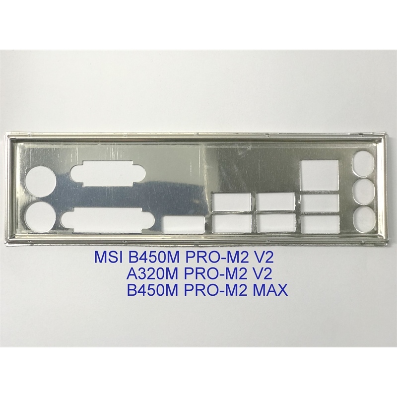 FE บล็อกหลัก MSI A320M PRO-M2 V2 (โล่โรลเลอร์ IO: 636)
