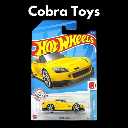 HONDA S2000 - Cobra Toys - Hot Wheels - รถโมเดลสเกล 1:64