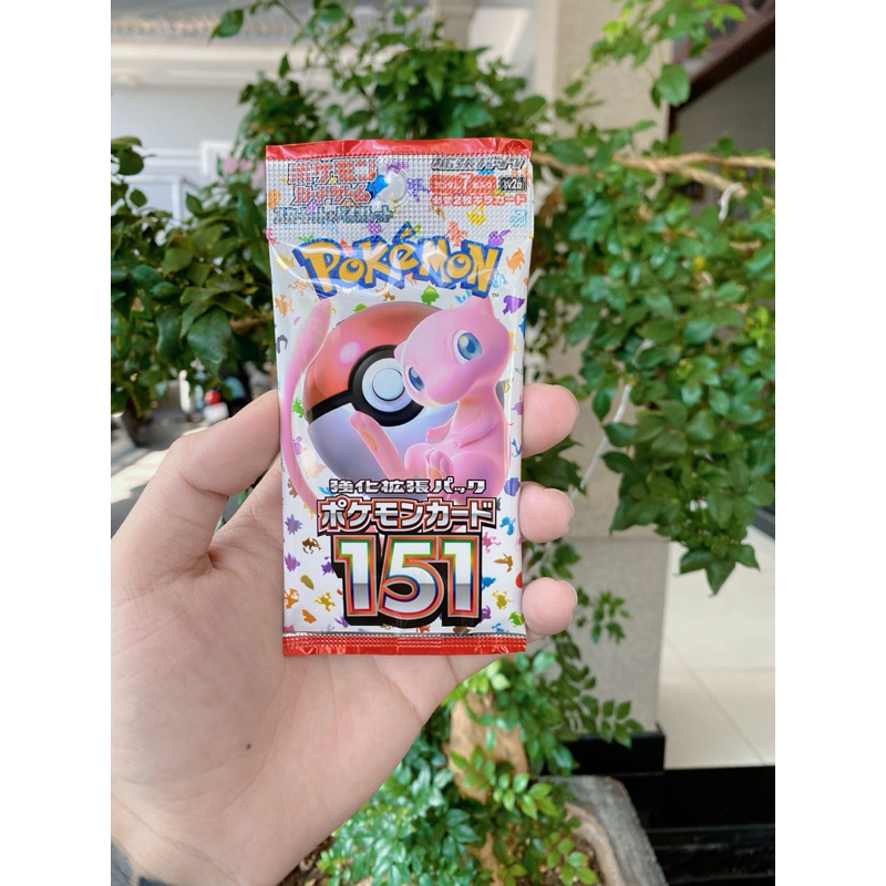 การ์ด Pokemon 151 JP Japan 1 แพ็ค - ของแท้จากญี่ปุ่น