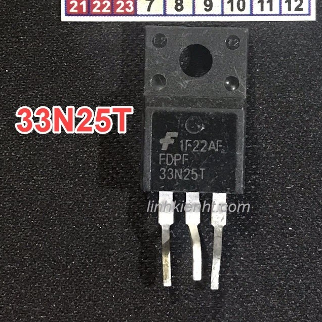 ส่วนประกอบ Mosfet FDPF33N25T 33N25T 33N25 250V 33A TO-220 ถอดชิ้นส่วน