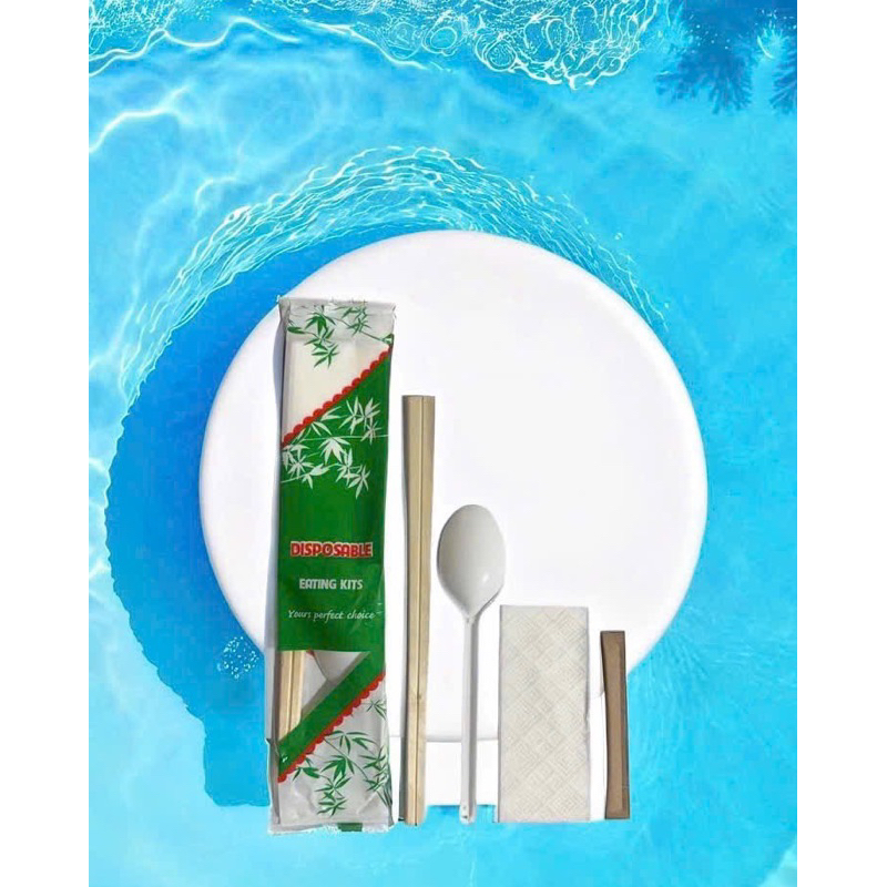 DISPOSABLE DINING KIT SET (คอมโบ 4 in 1)
