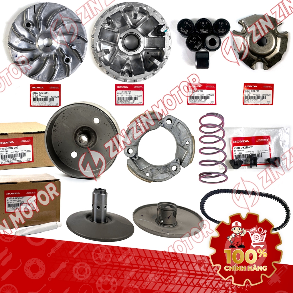 Vario 160 2023 ชุดเครื่องครัว 11 ชิ้น 23100-K2S-N01, 22535-K1N-V00, 23233-K1Z-J10, 22123-K0S-V00 ของ