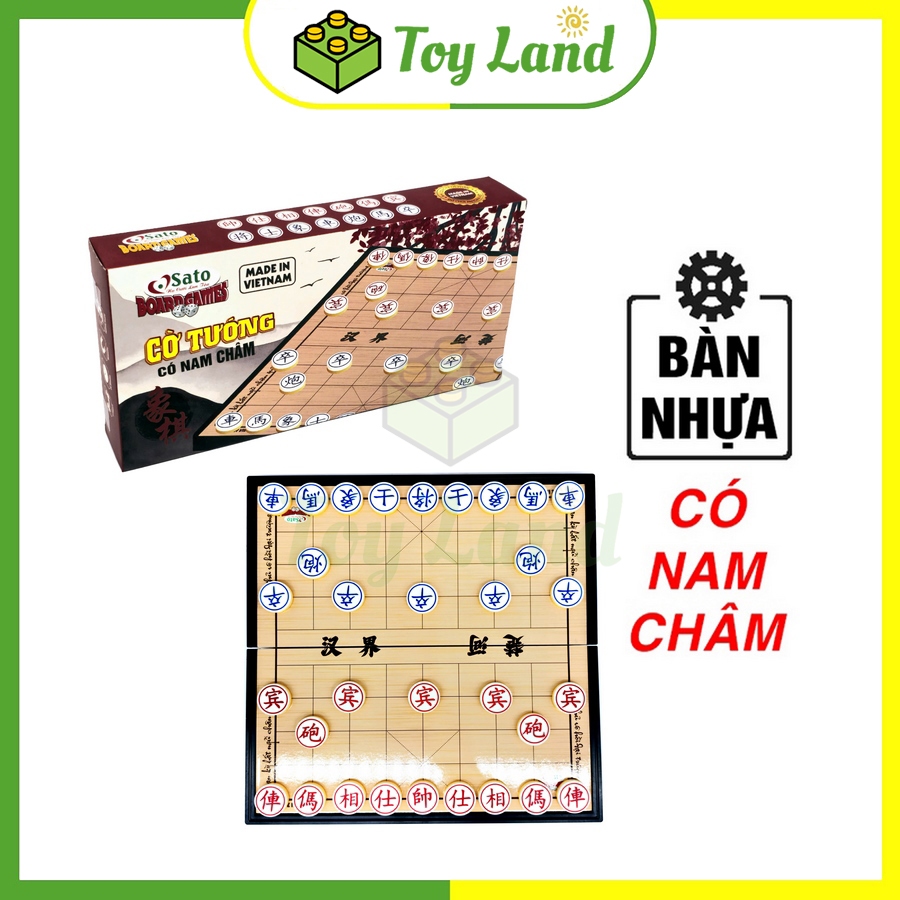 [Sato] คุณภาพสูง Sato แม่เหล็กหมากรุกจีนของเล่นทางปัญญาสําหรับเด็กเพื่อพัฒนาการคิดกีฬา Sato108