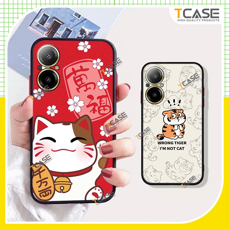 เคส Realme C67, Realme C67 5G พิมพ์ลาย Lucky Cat - Tcase