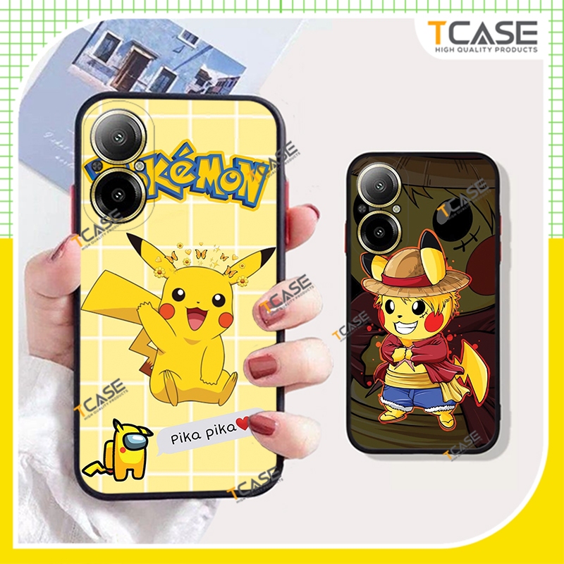 เคส Realme C67, Realme C67 5G พิมพ์ลาย Pikachuu - Tcase