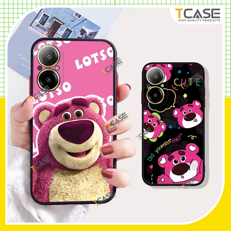 เคส Realme C67, Realme C67 5G พิมพ์ลาย Strawberry Bear - Tcase