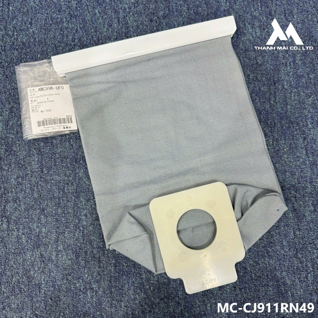 [สินค้าแท้] กระเป๋าผ้าเครื่องดูดฝุ่น Panasonic MC-CJ911RN9 _ AMC99K-UF0