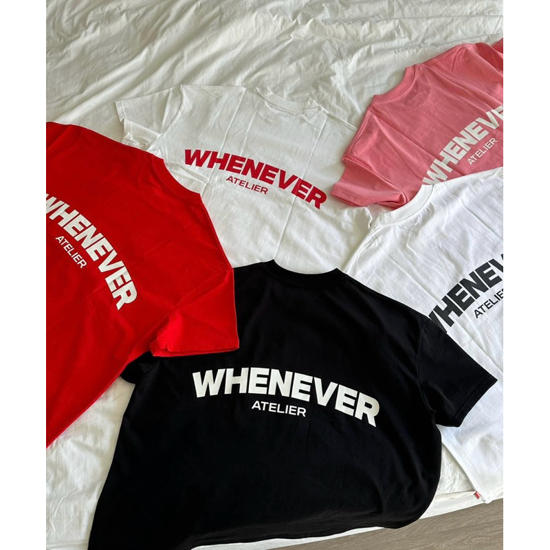 WHENEVER ATELIER BASIC Multi-Color T-Shirt (ฟรีเมื่อเอเวอร์ผ้าแคนวาส)