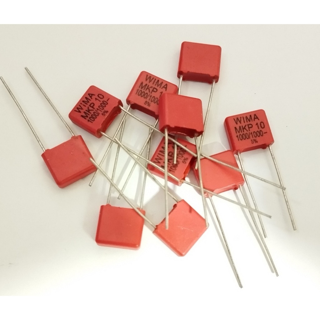 WIMA ตัวเก็บประจุ 0.001uF 1000pF 1nF 102 - 1000V