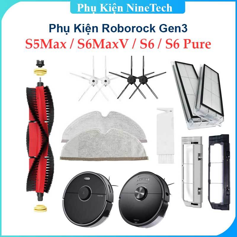 อุปกรณ์เสริมทดแทนสําหรับหุ่นยนต์ Roborock Gen3, Roborock S5 Max, S6 MaxV, S6, S6 Pure