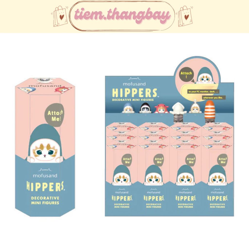 (READ DESCRIPTION CAREFULLY) (AUTH) BLIND BOX MOFUSAND HIPPER (1 กล่อง)