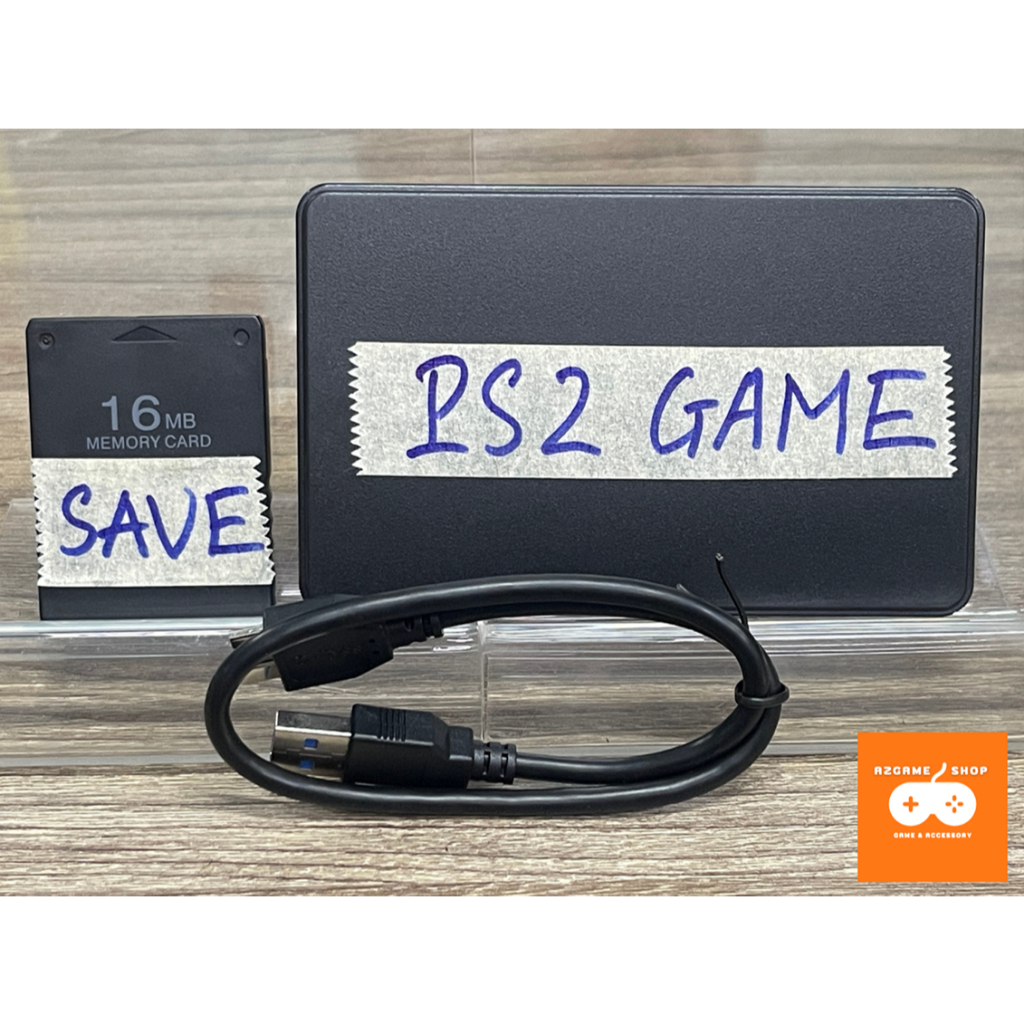 ชุดคอมโบฮาร์ดไดรฟ์ PS2 + การ์ดบันทึก 16MB พร้อมสําหรับคอนโซลเกม PS2