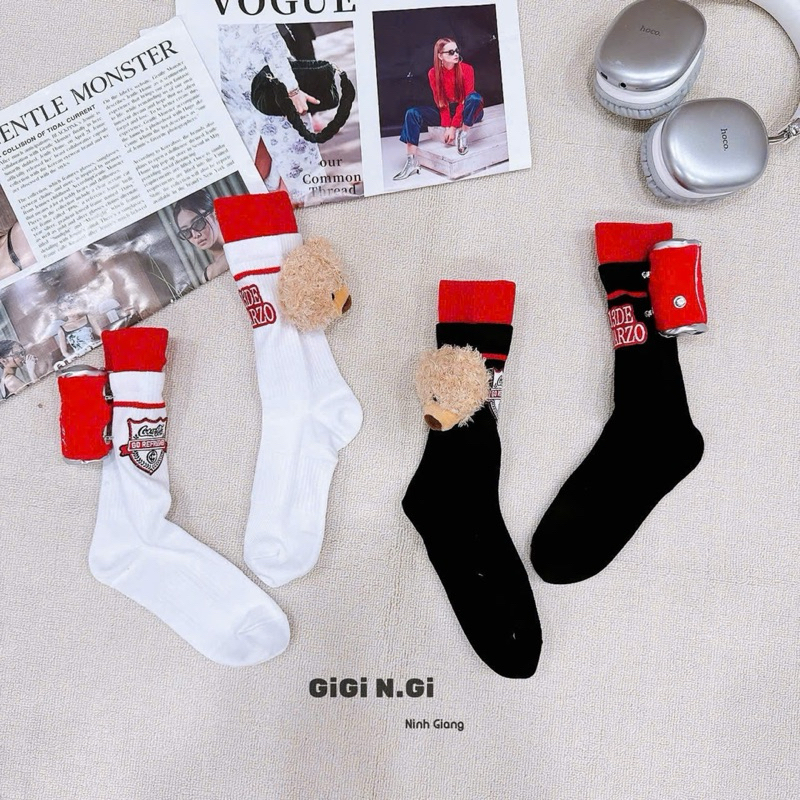 ถุงเท้าหมี MARZO COCA