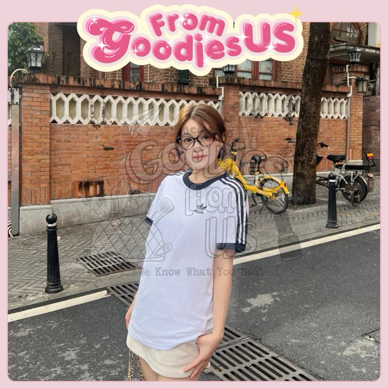 เสื้อยืด Adicolor Classics 3-Stripes ดั้งเดิม - สีขาว (IA4846)