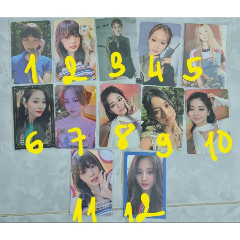 การ์ดถอดรหัส TWICE TZUYU ของแท้