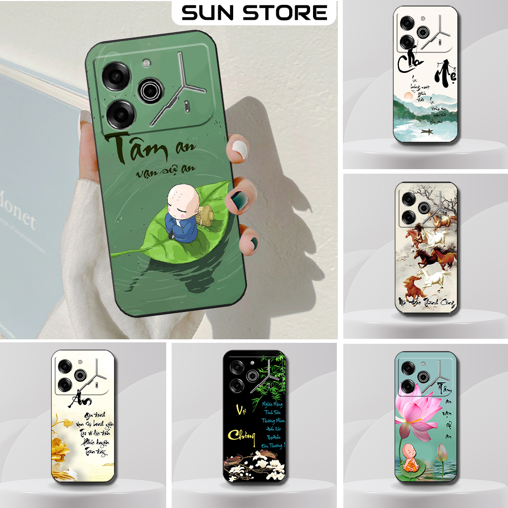 เคส Tecno Pova 6 / 6 Pro / Pova 6 Neo พร้อมคัดลายมือเพื่อสันติภาพใจ รหัส และฮวงจุ้ยราคาถูก