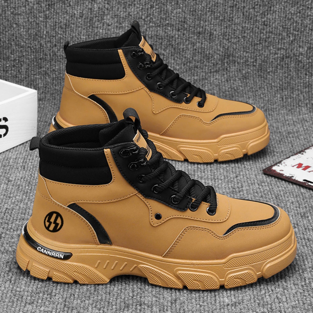 KingSneaker รองเท้ากีฬาคุณภาพสูงสําหรับผู้ชาย,รองเท้าบูทยางสําหรับผู้ชายที่อ่อนเยาว์และไดนามิกสุดฮอต - H072