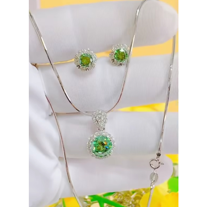 สร้อยคอเงินผู้หญิง CDE Bow Necklace Silver - ชุดเงินคุณภาพสูง B1