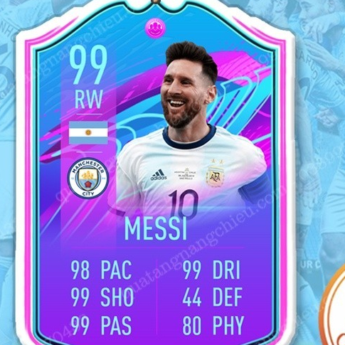 พวงกุญแจ Messi การ์ดนักฟุตบอล ️Afton Sunshine Gift ️dhh