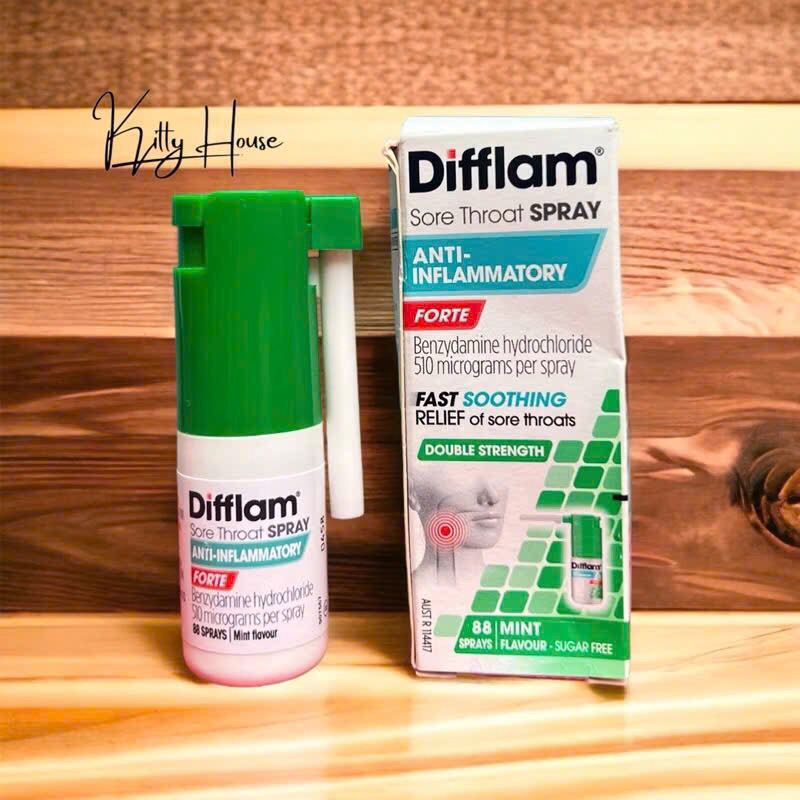 Difflam Forte Throat Spray 15ml ขวด 88 สเปรย์รสมิ้นต์