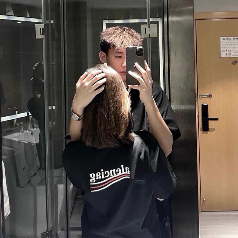 Bl Wave BASIC เสื้อยืด Format หลวม, เสื้อยืด UNISEX ผู้ชายและผู้หญิงผ้าฝ้าย 100% 2-Wayfu