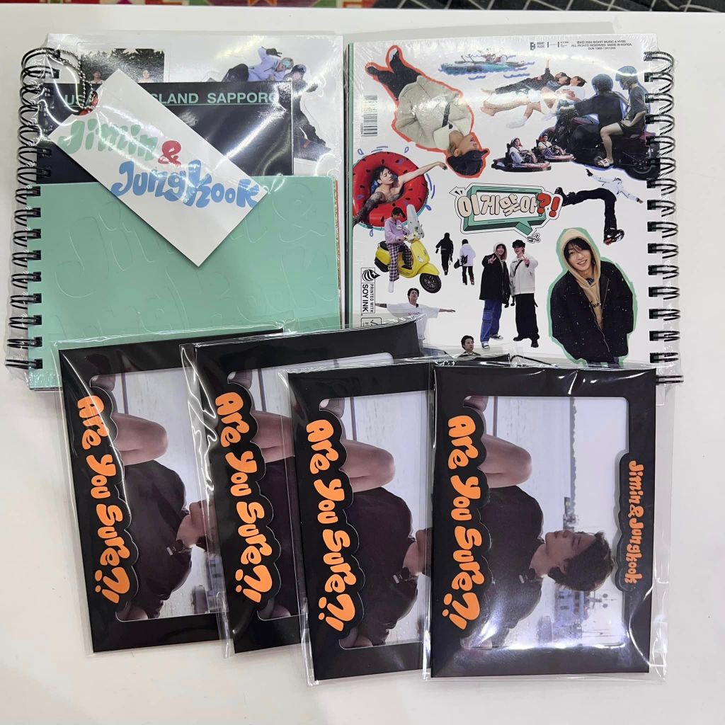 Photobook BTS JIMiN & JUNGKOOK [ ARE YOU SURE ?! ]