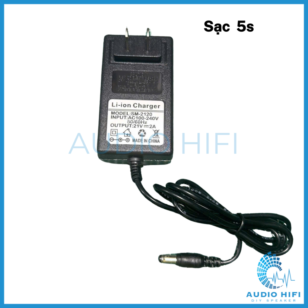เครื่องชาร์จลําโพง 21v-2A, 12.6v-2A, 16,8v-2A 2s, 3s, 4s, 5s ปิดโดยอัตโนมัติเมื่อเต็ม, พร้อมไฟแสดงสถ
