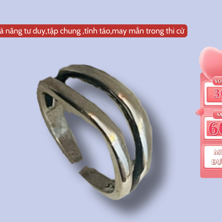 925 แหวนชุบเงิน Tyche amn ดีไซน์เรียบง่าย สไตล์ Ritro แฮนด์เมด ทั้งชายและหญิง TYCHE JEWELRY