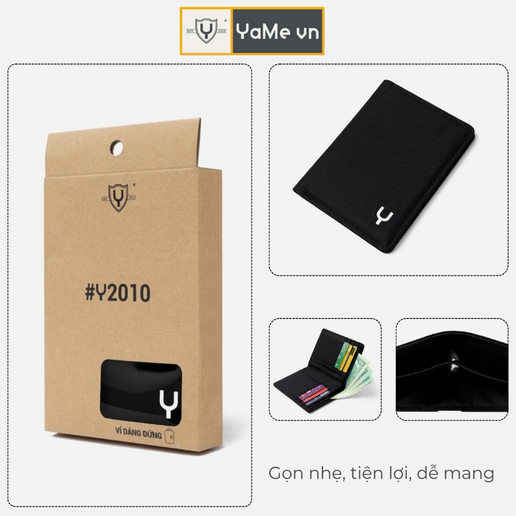 กระเป๋าสตางค์แนวตั้งผู้ชายหลายช่องเงินสดผู้ถือบัตร ATM แฟชั่นแบรนด์ ย2010 02 23589 |ยามี|