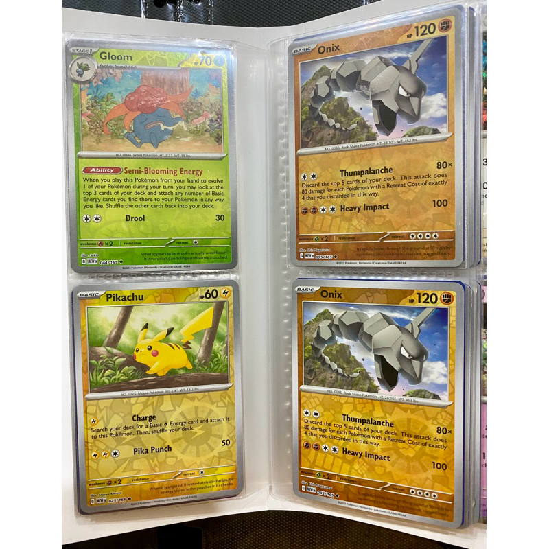 Pokemon Reverse Holo sv2a Box 151 อังกฤษ