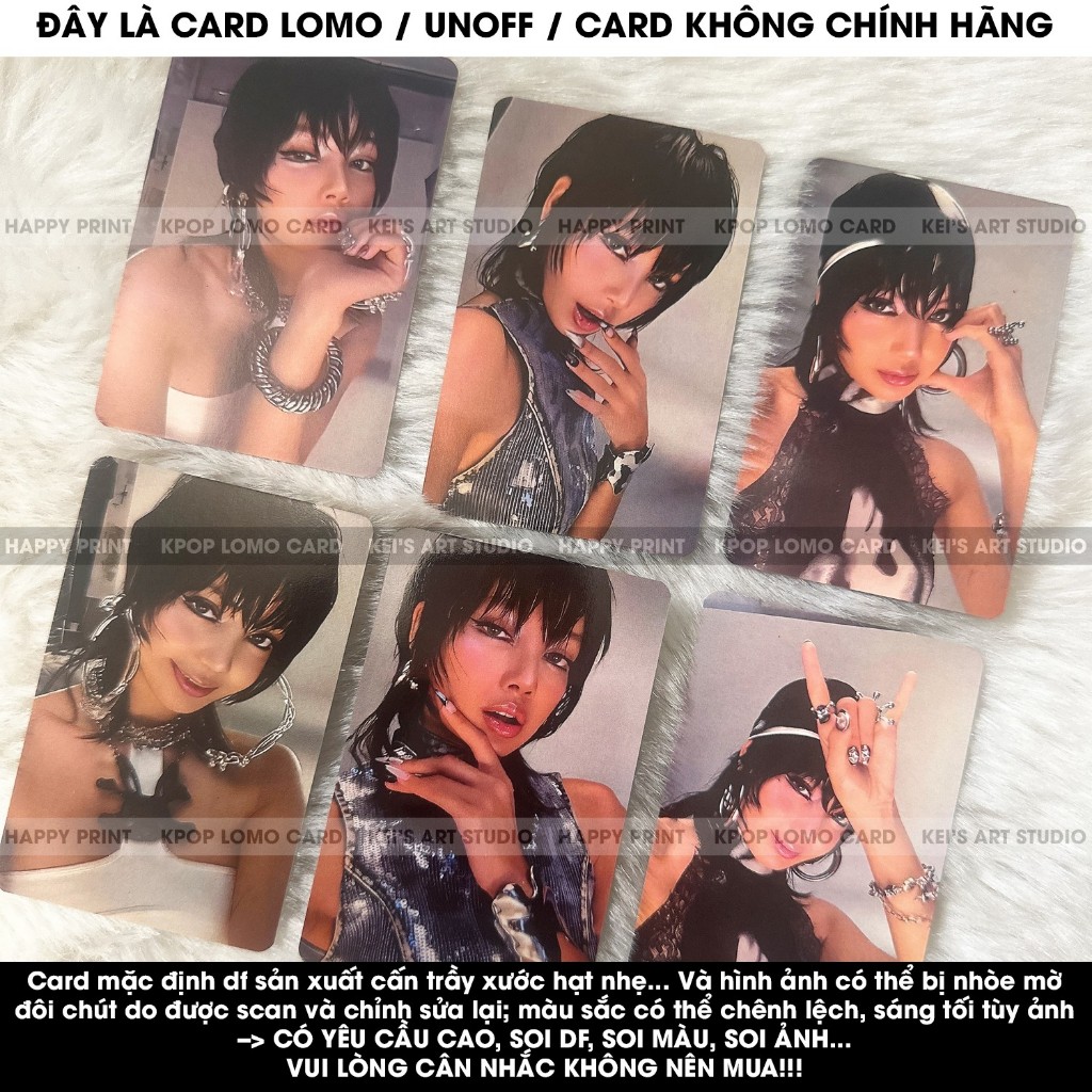 [ LOMO CARD BUY 3 แถม 1] LISA ROCKSTAR photocard Lisa, Lia, Blkpink, LLoud, อัลบั้ม