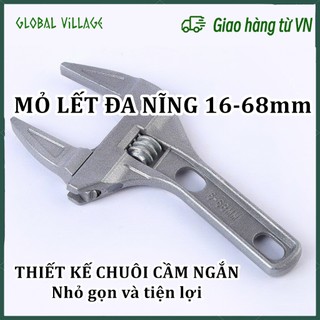 [giá cực thấp]Mỏ lết Cờ lê vặn ống nước độ mở 6-68mm