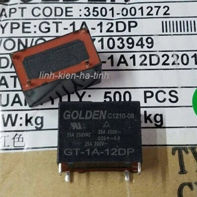รีเลย์ GT-1A-12DP 12V 20A 4 พิน