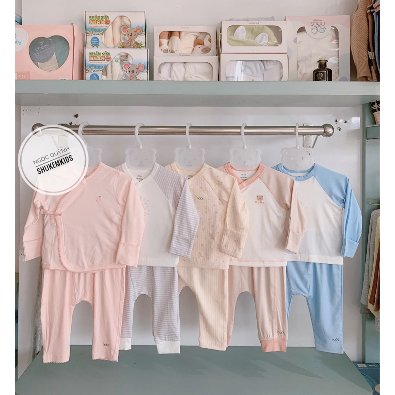 Nous Nous Peptide ชุดทารกแรกเกิดแขนยาว Nous สําหรับเด็กชายและเด็กหญิง นุ่มสุดๆ