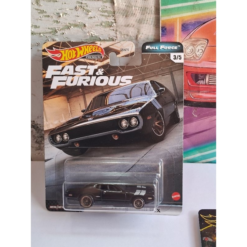 HOT WHEELS PREMIUM 1971 PLYMOUTH GTX FAST AND FURIOUS