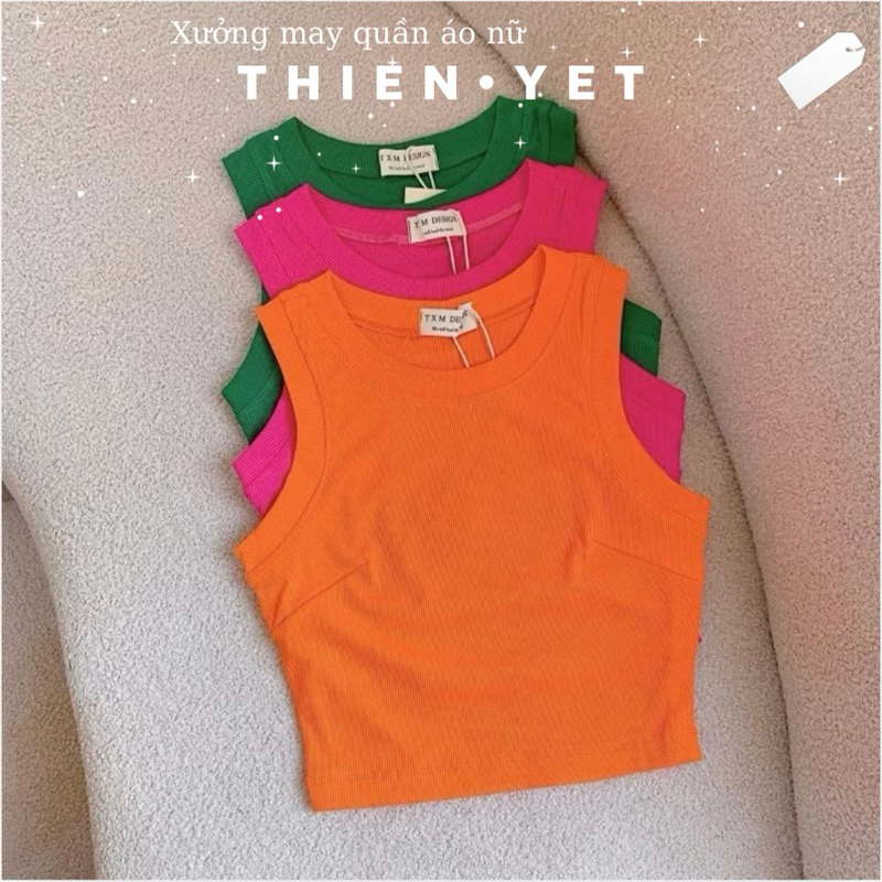 เสื้อ ย้อนกลับ ผู้หญิง ตัวยึด เสื้อครอปแขนกุดผู้หญิงมีเสื้อกล้ามเข้ารูปผ้าจั๊มยืด ใส่ไปเที่ยว ไปทะเล - นี่ ยัง