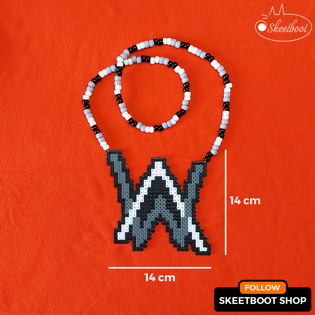 สร้อยคอ Alan Walker kandi - สร้อยคอ Alan Walker - เครื่องประดับ raver เทศกาล edm