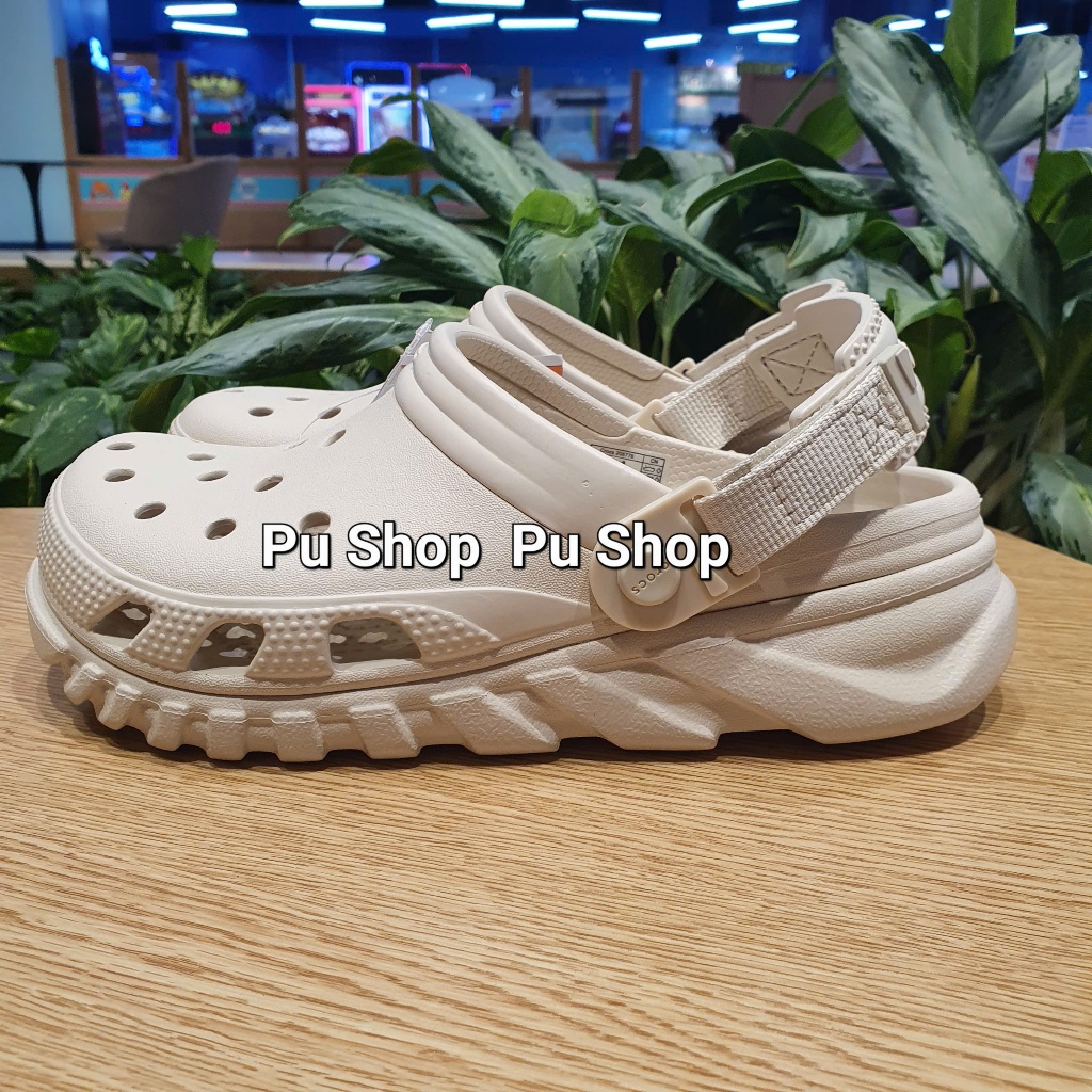 [Gangzhou] Clog รองเท้า Crocs Duet Max II Clog รุ่นใหม่ - รองเท้าแตะข้ามสําหรับผู้ชายและผู้หญิง