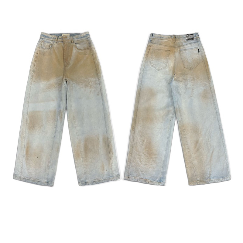 [*]VE1N-3 DIRTY Baggy Denim Pants byW311Dotcom* - จัดส่ง 029