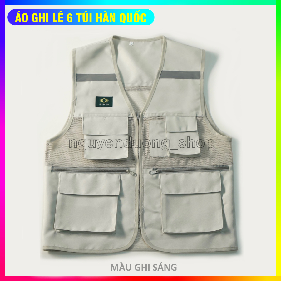 เสื้อกั๊กเกาหลี 6-POCKET, แจ็คเก็ต TECHNICAL, แจ็คเก็ต TECHNICAL สีเขียวอ่อน