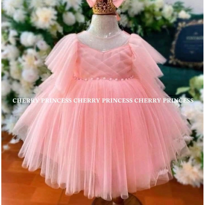 JOLYN DRESS- เจ้าหญิงเด็กผู้หญิงดีไซน์เนอร์ระดับไฮเอนด์ DRESS 1-10 ขวบ