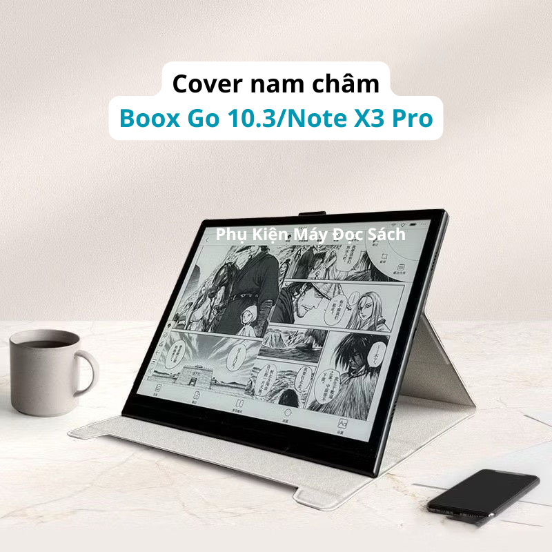 Boox Go 10.3/Note X3 Pro ฝาครอบหนังแม่เหล็ก, Boox Go 10.3 Reader Case, Boox Note X3 Pro