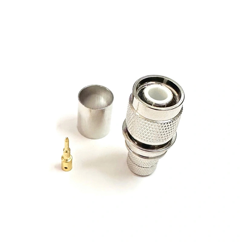 TNC ขั้วต่อสายบัดกรีตัวผู้ RG8, RG213, LMR400 TNC-J-7