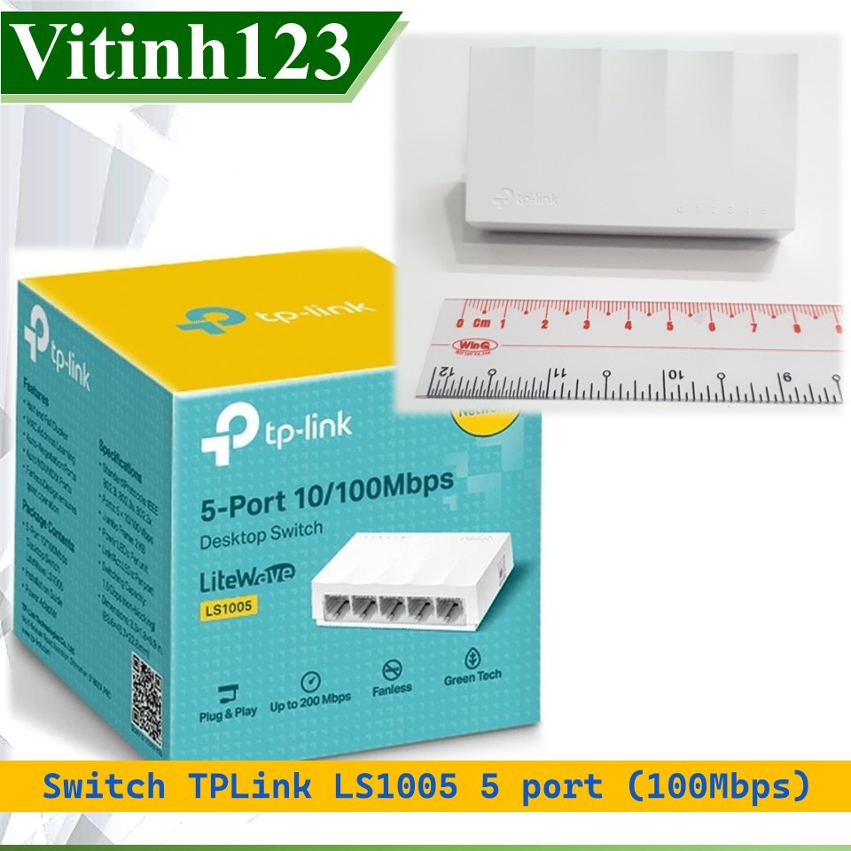 TP-Link LS1005, TP-Link LS1005G, LS1008, LS1008G network Switch (เคสพลาสติก)