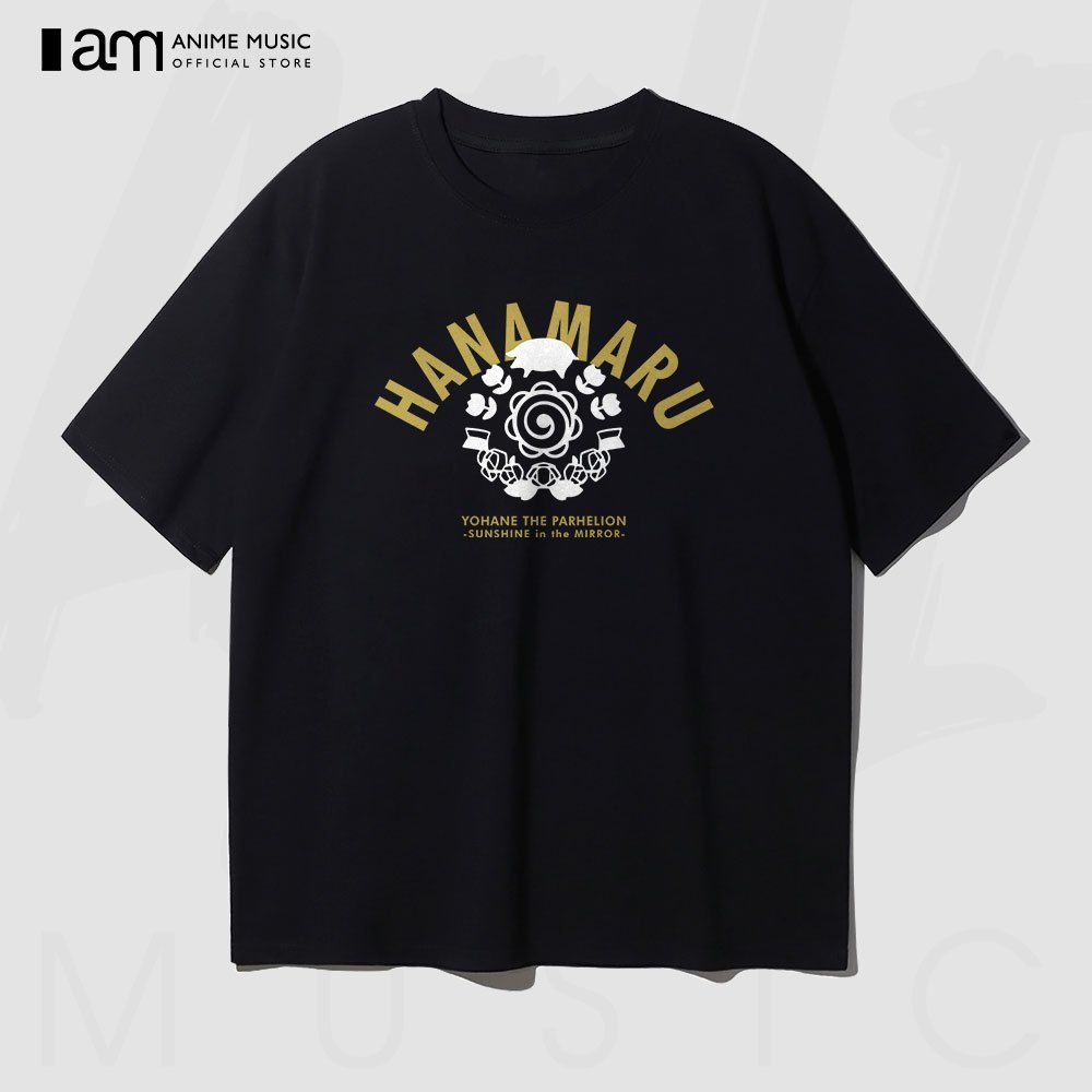 Unisex Genjitsu No Yohane -Sunshine in the Mirror- HANAMARU เสื้อยืดแขนสั้นผ้าฝ้าย 100% ขนาดใหญ่