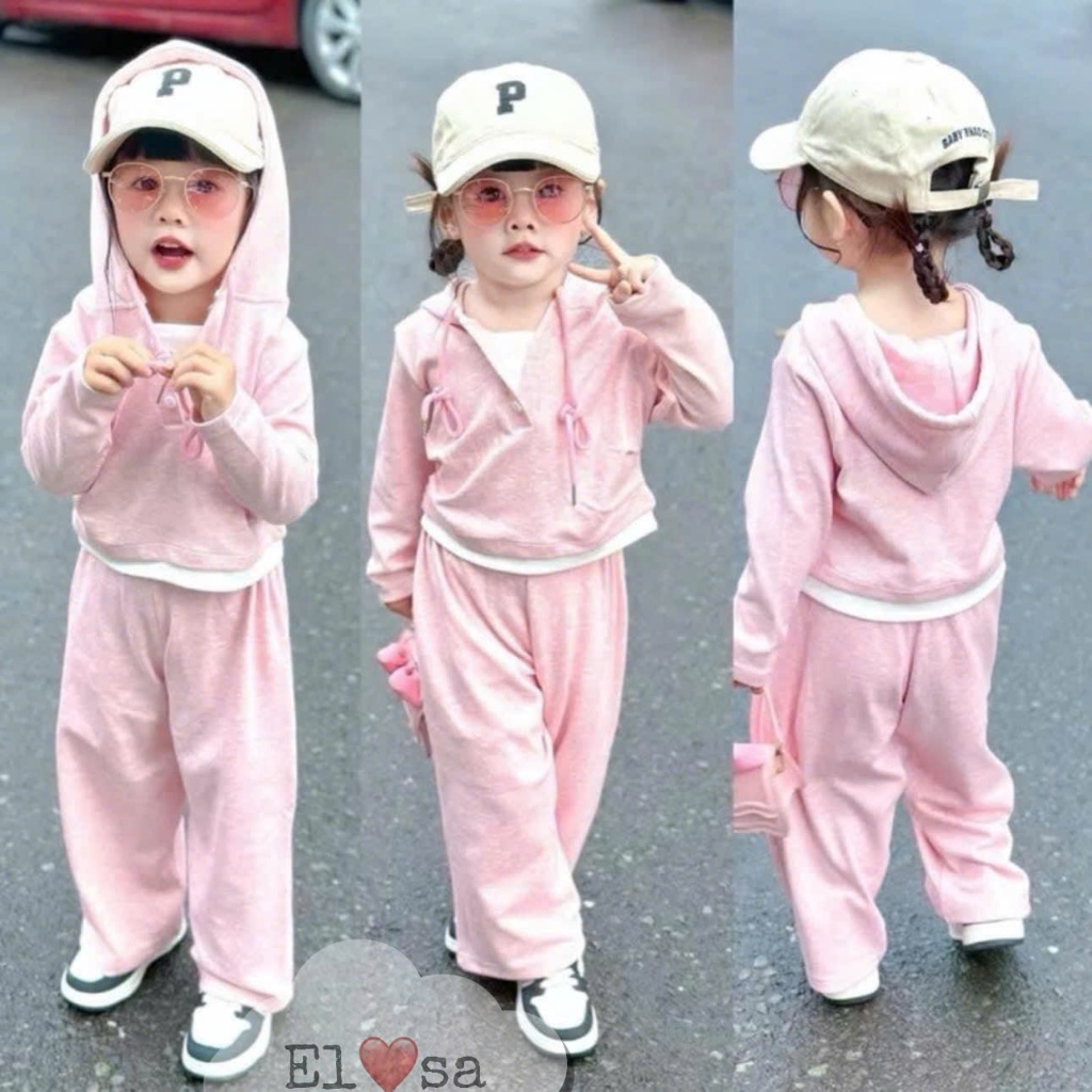 เสื้อผ้าเด็กผู้หญิง - สุดน่ารัก SPORTS WOOL ไม้จิ้มฟัน SET สําหรับเด็ก 1-8 ปี (สูงต่ํากว่า 125 ซม.)