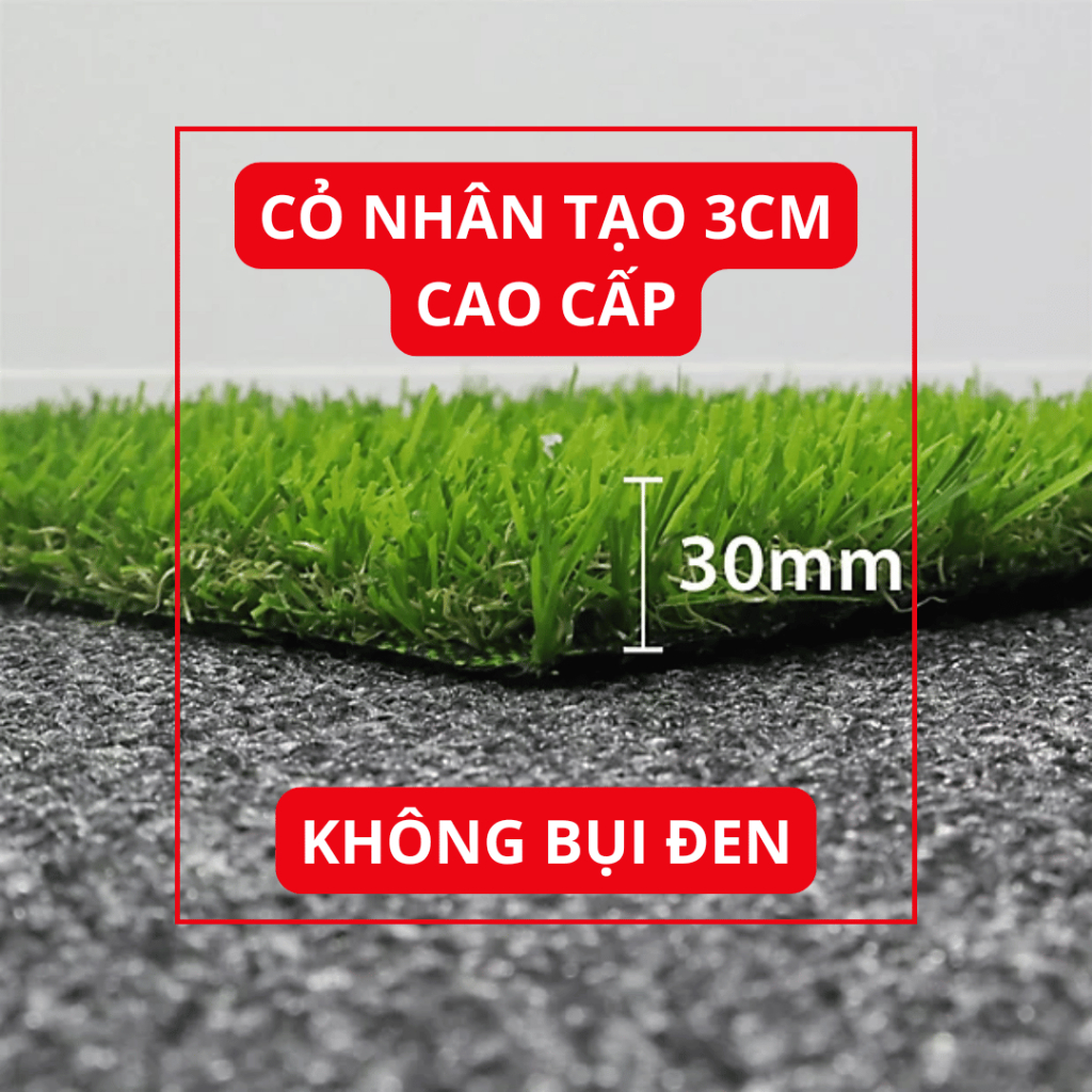 3CM ARTIFICIAL GRASS - คุณภาพสูง GARDEN GRASS CARPET - ไม่มีสีดํา DUST