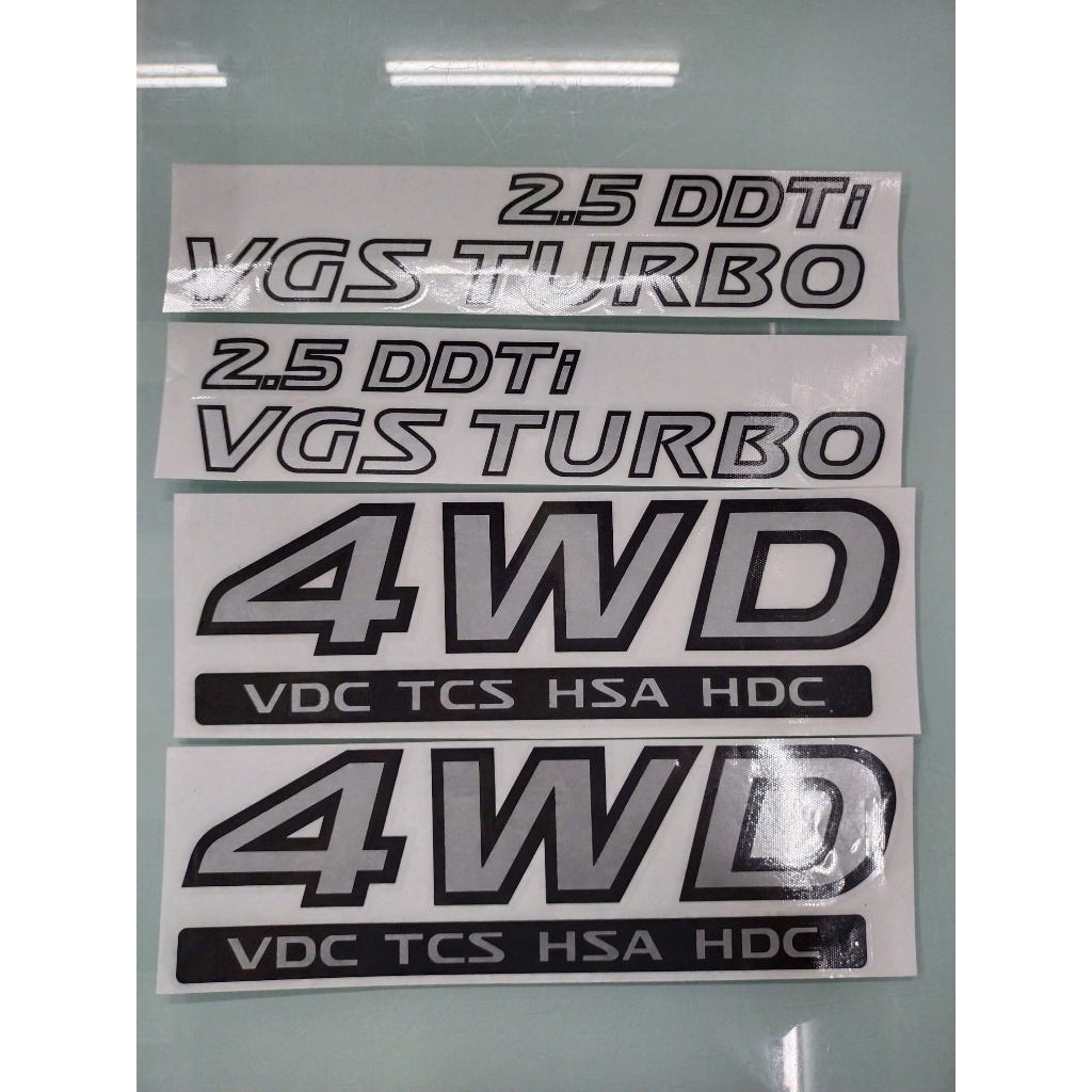 สติ๊กเกอร์ Nissan Navara 4WD สําหรับรถกระบะ