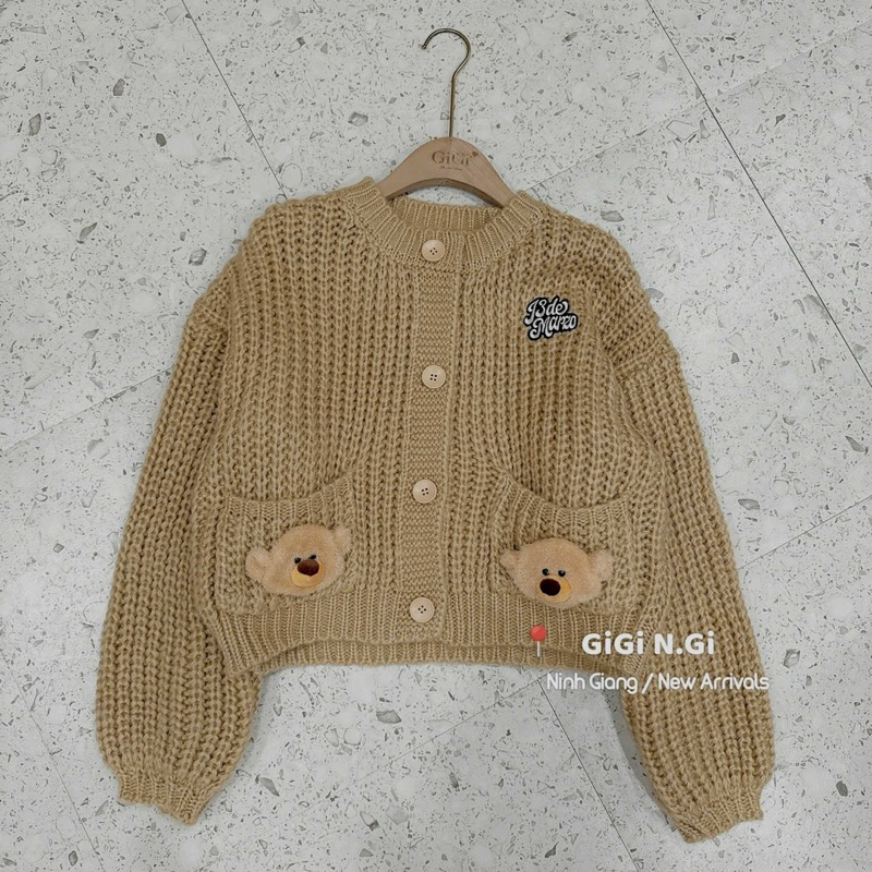 13DE MARZO BROWN BEAR SWEATSHIRT